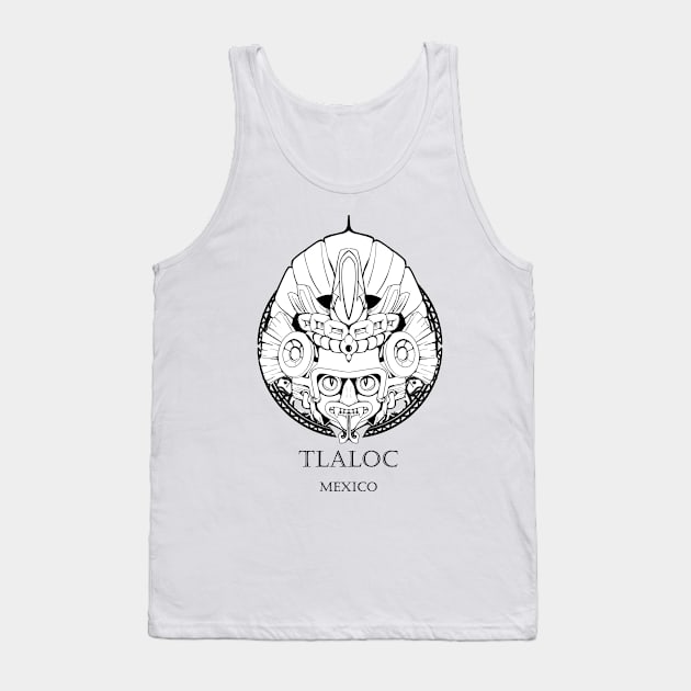 God Tlaloc Tank Top by hansclaw